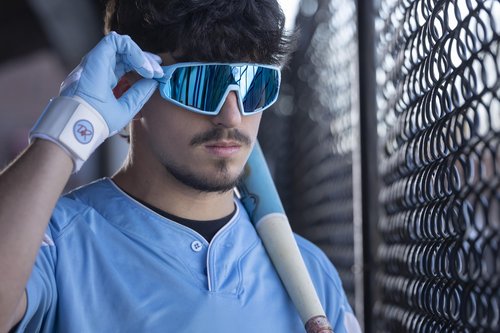 Drip & Rip Vibe Series Baseball & Softball Sunglasses - Lightweight TR90 Frame with UV400 Protection, and Anti-Slip, For Youth and Adult - Sports & Outdoors Eyewear - Cotton Candy