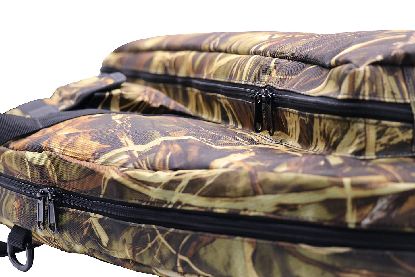 Silfrae Compound Bow Case Soft Bow Padded Case Light-Weight Bow Carry Bag with Arrow Pocket (Withered grass, L)