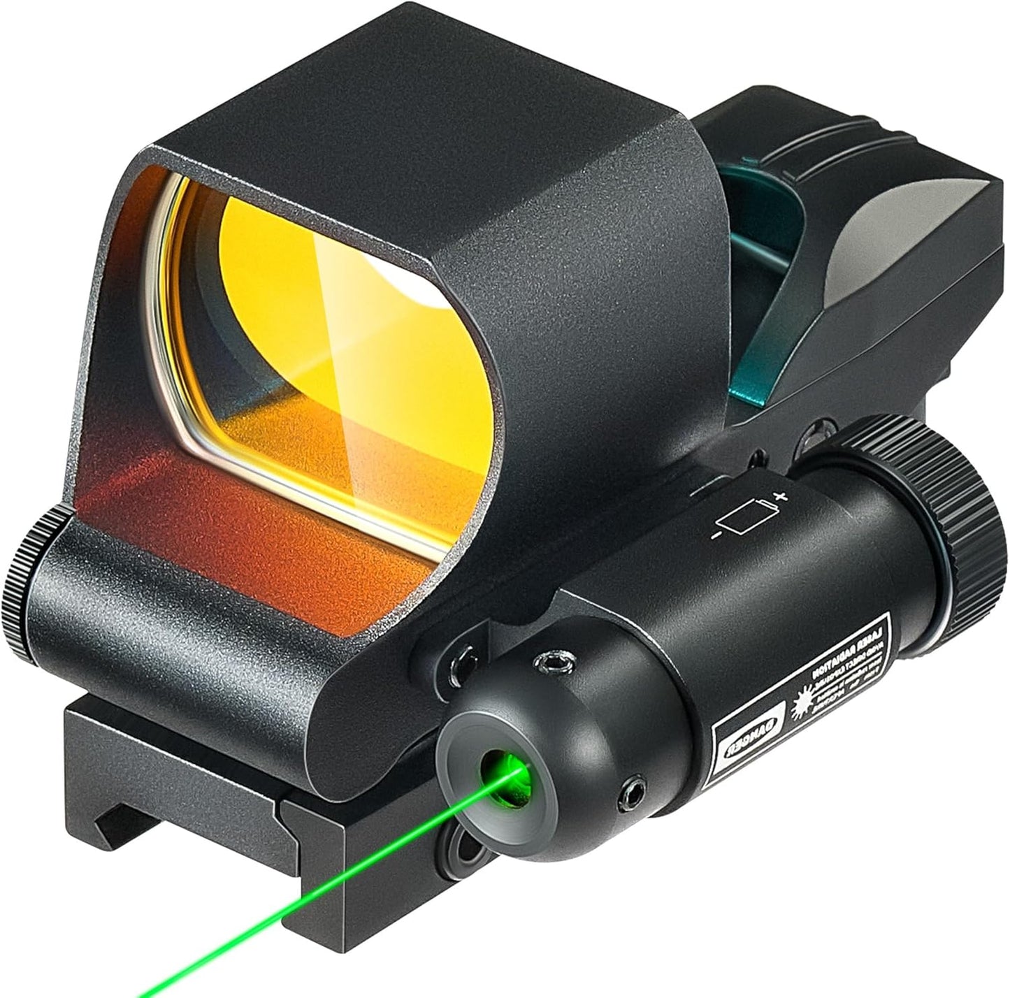 PINTY Red Dot Sight | Compact Tactical Reflex Optics with Multiple Reticles for Picatinny Rail