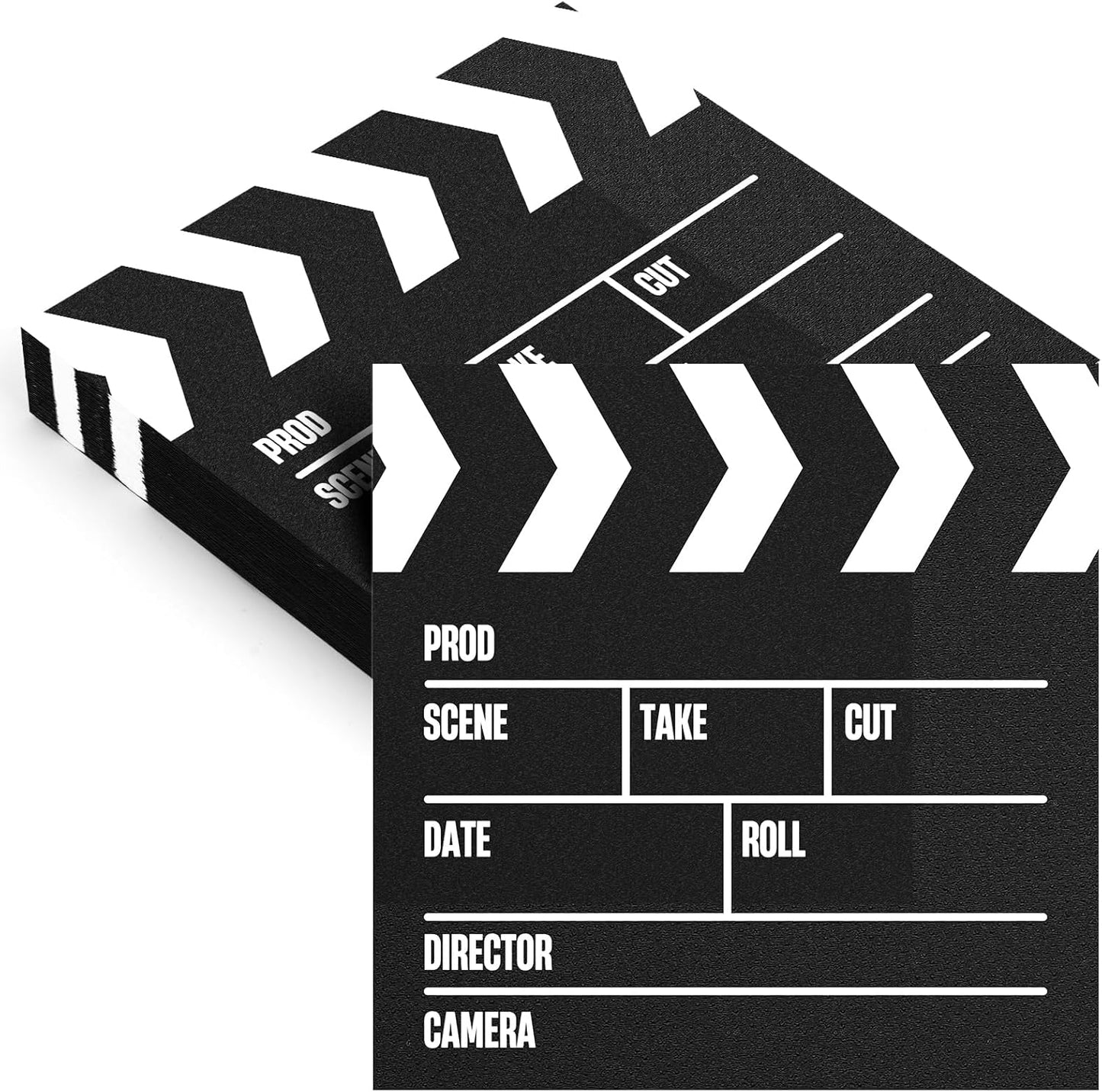 Movie Night Disposable Paper Napkins,50Pcs Movie Theater Decor Napkins for Party Decorations Square Movie Film Themed Tissue for Birthday Awards Ceremony Hollywood Party Supplies Movie Prop