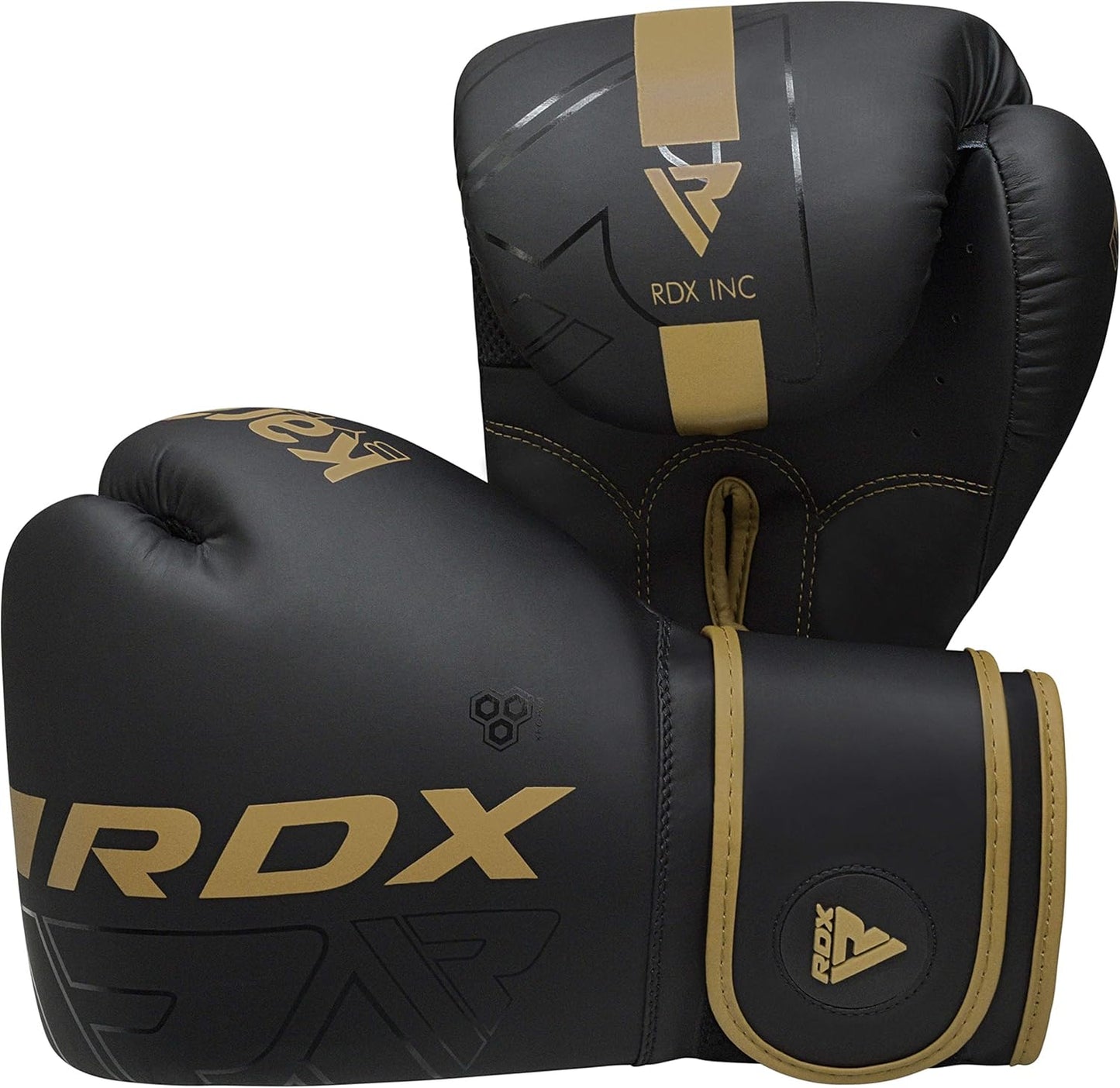 RDX Boxing Gloves - Pro Training Sparring | Maya Hide Leather for Muay Thai & MMA | Ventilated Palm, 8-18 Oz Options