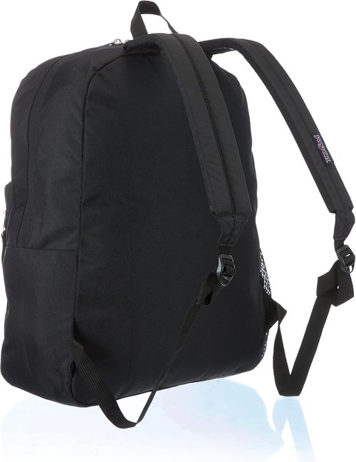 Jansport Cross Town 8 Bit Cherries Backpack, black, 42X14X32, Art Deco