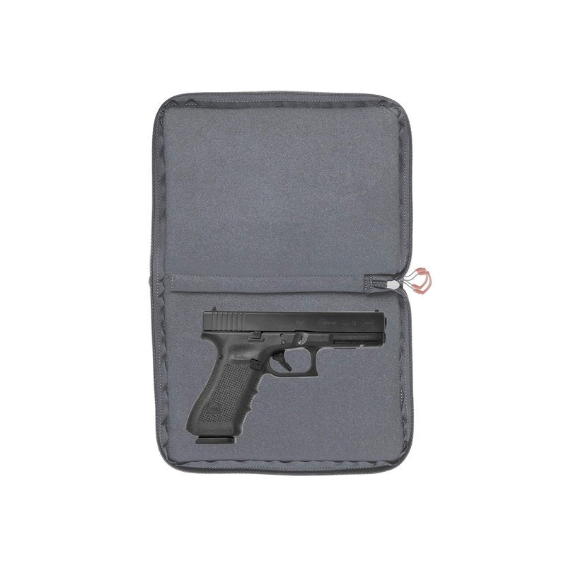 Allen Company 11" Auto-Fit 2.0 Deluxe Handgun Case, Gray/Red