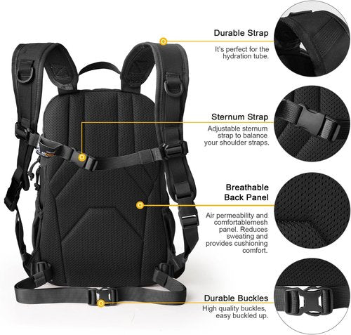 Mardingtop Small Tactical Backpack - Versatile Molle Design for Hiking & Cycling | 15L/25L Options