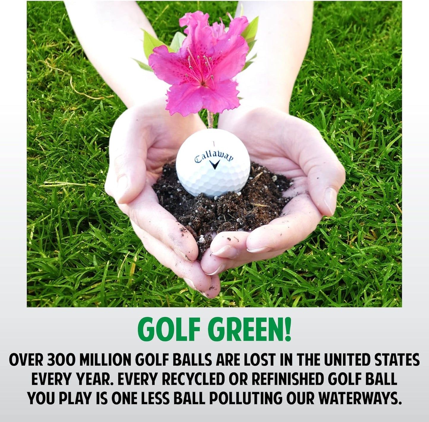 Recycled Golf Balls by 48 | Eco-Friendly Bulk Colored Mix for Practice & Play - Includes Mesh Bag