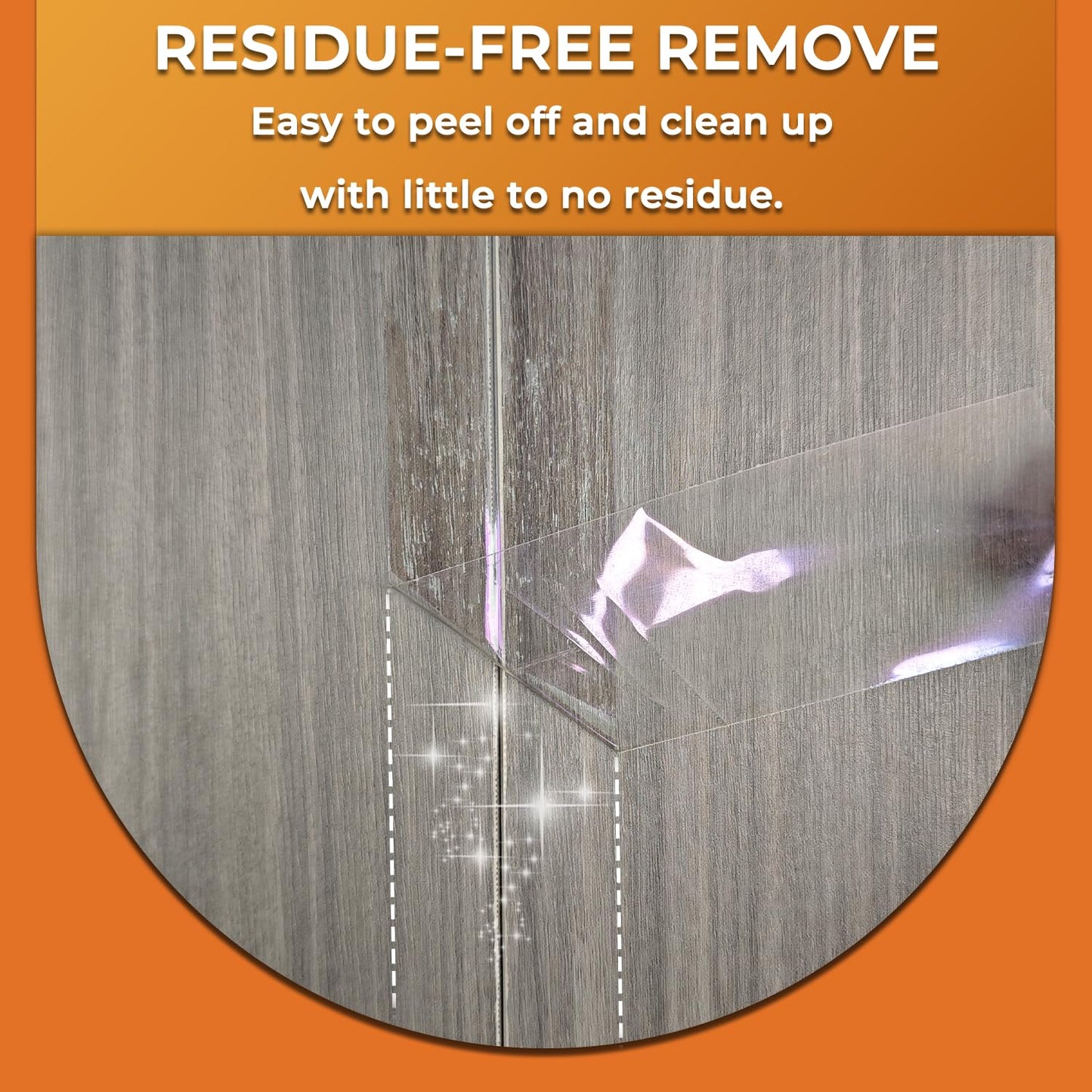 SWRT Transparent Window Weather Sealing Tape Residue-Free, 20-Mil Thick Heavy Duty Window Insulation for Winter, Weather Resistant, 2”x33FT Window Seal Tape Blocks Drafts for Doors Windows