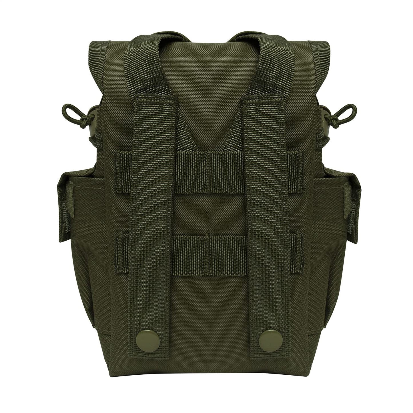 Rothco MOLLE II Canteen & Utility Pouch - 1‑Quart Compatible, Modular Attachment, Durable Nylon Storage Pouch for Outdoor, Tactical & Utility Gear (Olive Drab)