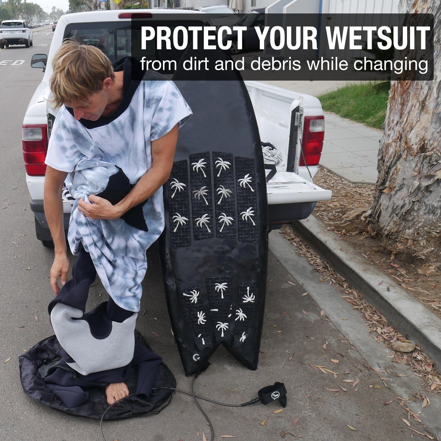 Ho Stevie! Wetsuit Changing Mat - Avoid Wet Smelly Car After Surfing - Waterproof Dry-Bag (New Durable Material)
