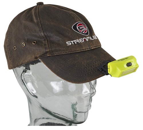 Streamlight 61710 Bandit Pro 180-Lumen USB Rechargeable LED Headlamp with Elastic Head Strap, Visor Clip, and USB Cable, Yellow