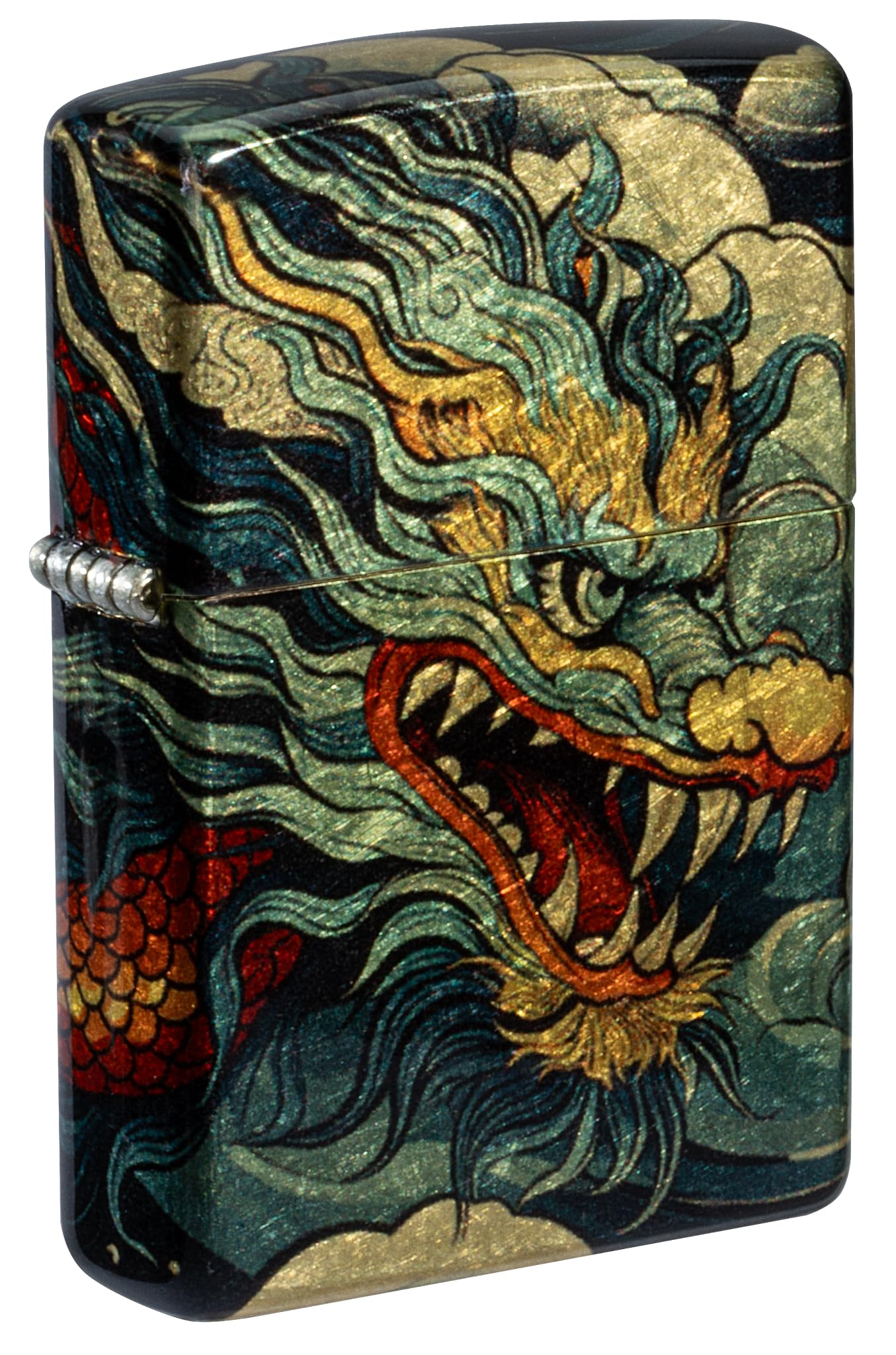 Zippo Dragon Fusion Design 540 Tumbled Brass Pocket Lighter