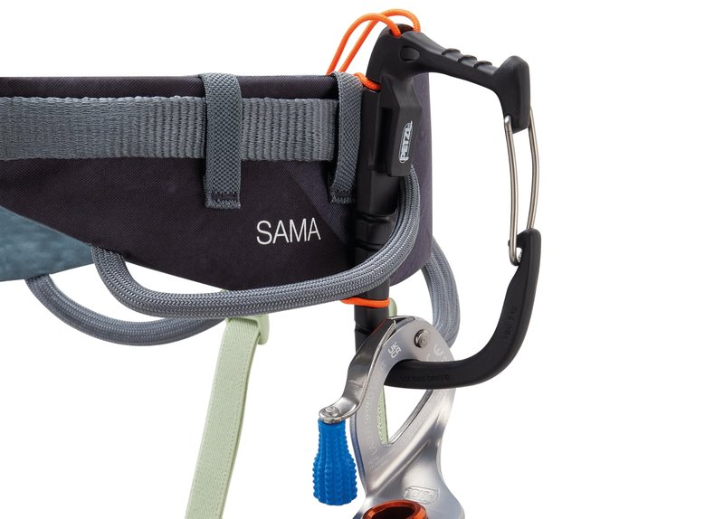 PETZL Sama Men's Climbing Harness - Dark Gray, Large
