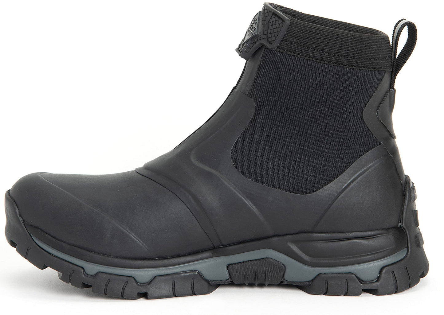 MUCK Men's Apex Mid Zip Ankle Boot, Black, Size 9(M)