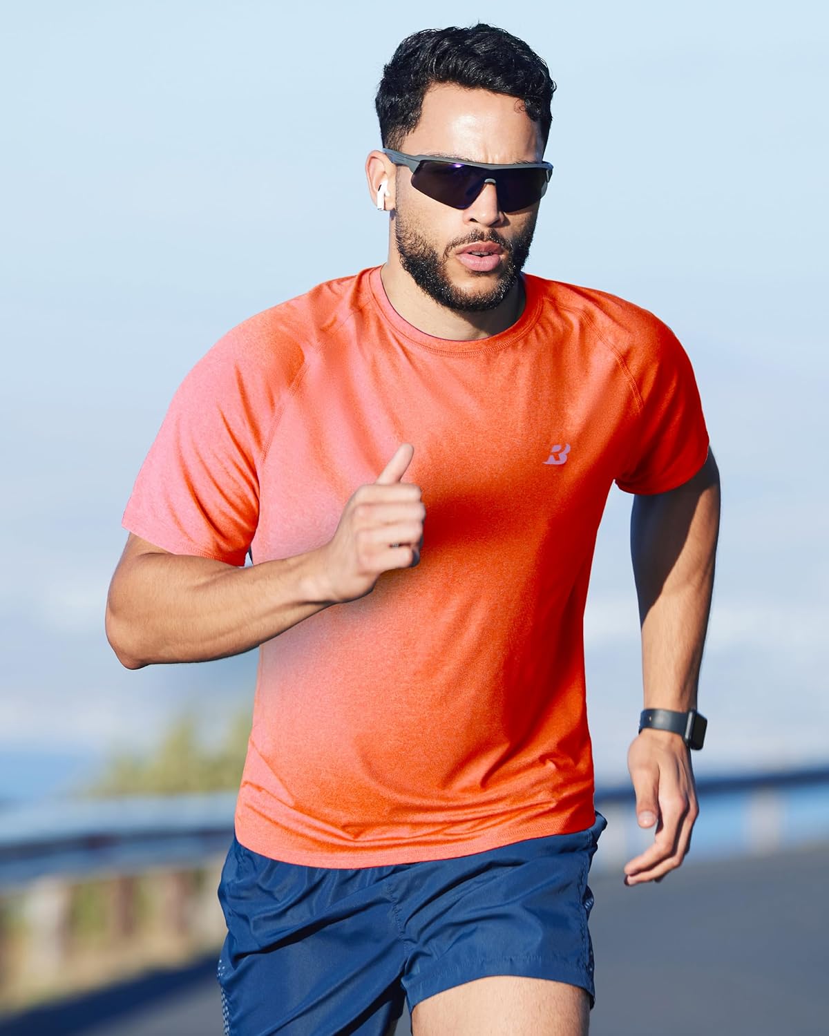 Roadbox Swim Shirts - Short Sleeve UV Protection UPF 50+ Rash Guard for Men | Ideal for Fishing & Outdoor Workouts