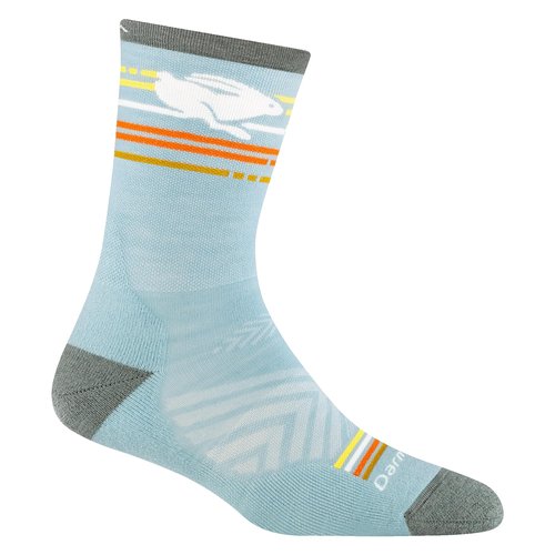 Darn Tough Vermont Women's Micro Crew Ultra-Lightweight Running Sock (Style 1050) - Glacier, Medium