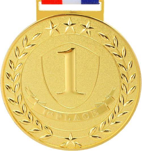 Abaokai Olympic Style Winner Medals - Gold, Silver, Bronze Awards | 3-Inch Competition Prizes