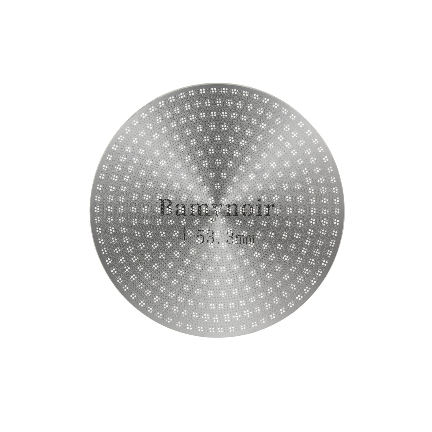 Bamynoir Espresso Puck Screen,53.3mm Puck Screen Compatible With Breville Portafilter 54mm,Mesh Plate For Espresso Coffee Filter Basket,0.65mm Thickness,150μm,Stainless Steel (1 Packs 53.3mm)