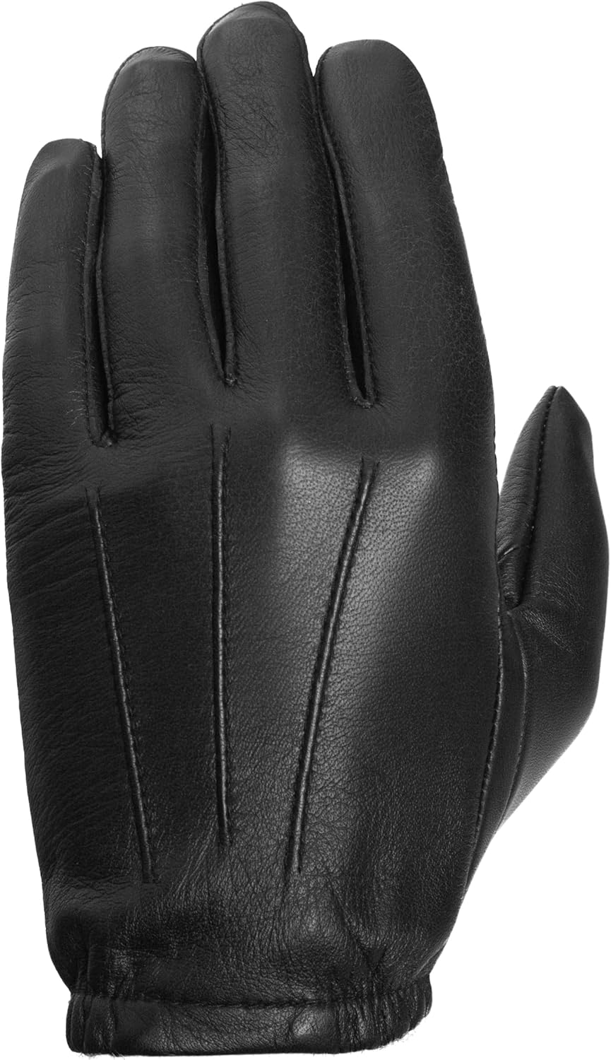Pratt & Hart Guardia™ Men’s Black Leather Gloves - Perfect for Precision Tasks & Driving