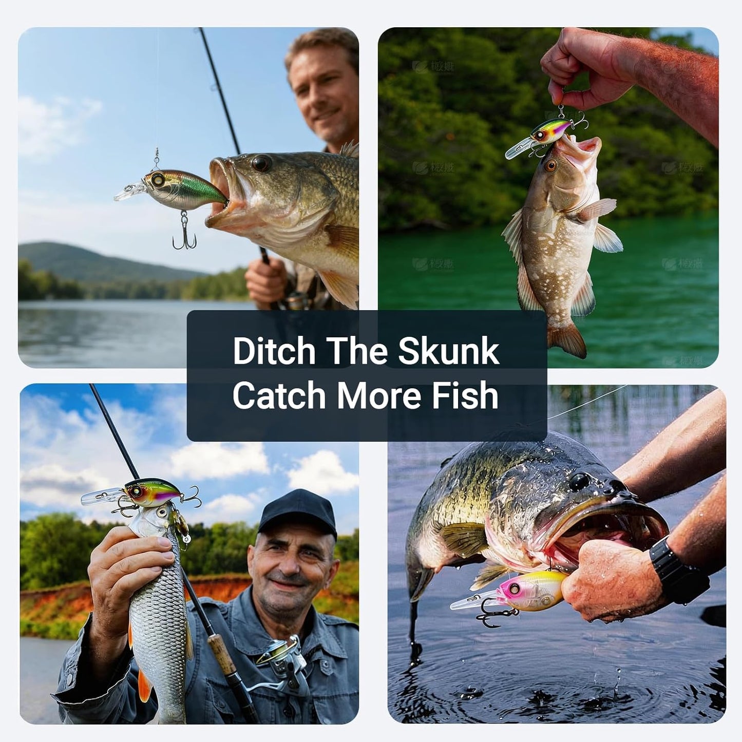 Stonefish Deep Diving Crankbait - Sinking Fishing Lure for Bass & Trout | PZ11-FT Saltwater Tackle