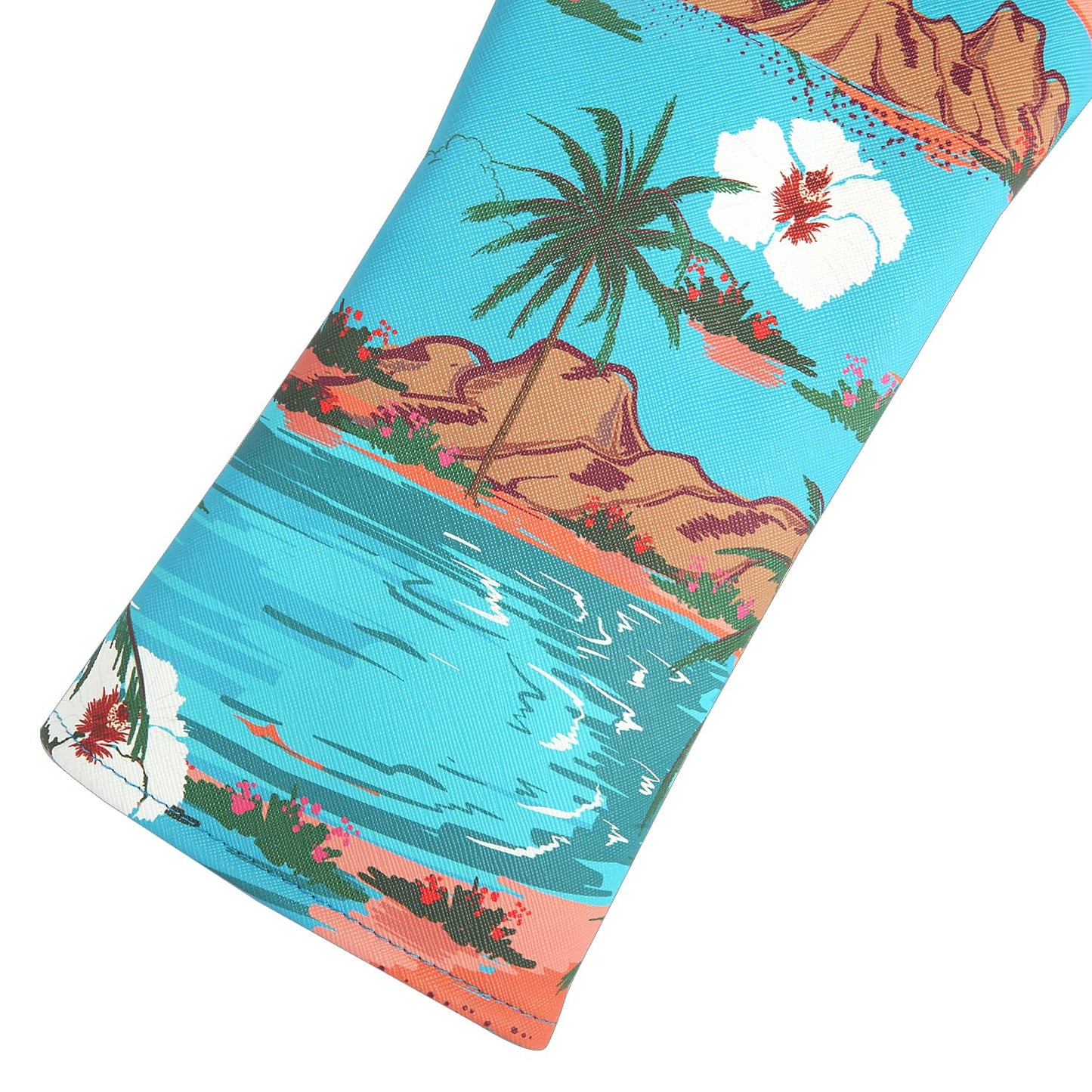 SHABIER Hawaii Island Flowers, Palm Trees, Beach, Ocean Golf Head Cover for Driver Club