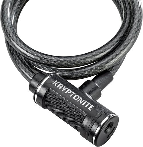 Kryptonite Bike Lock Cable - 6ft Braided Steel Anti-Theft Security Lock for Bicycles & Outdoor Gear