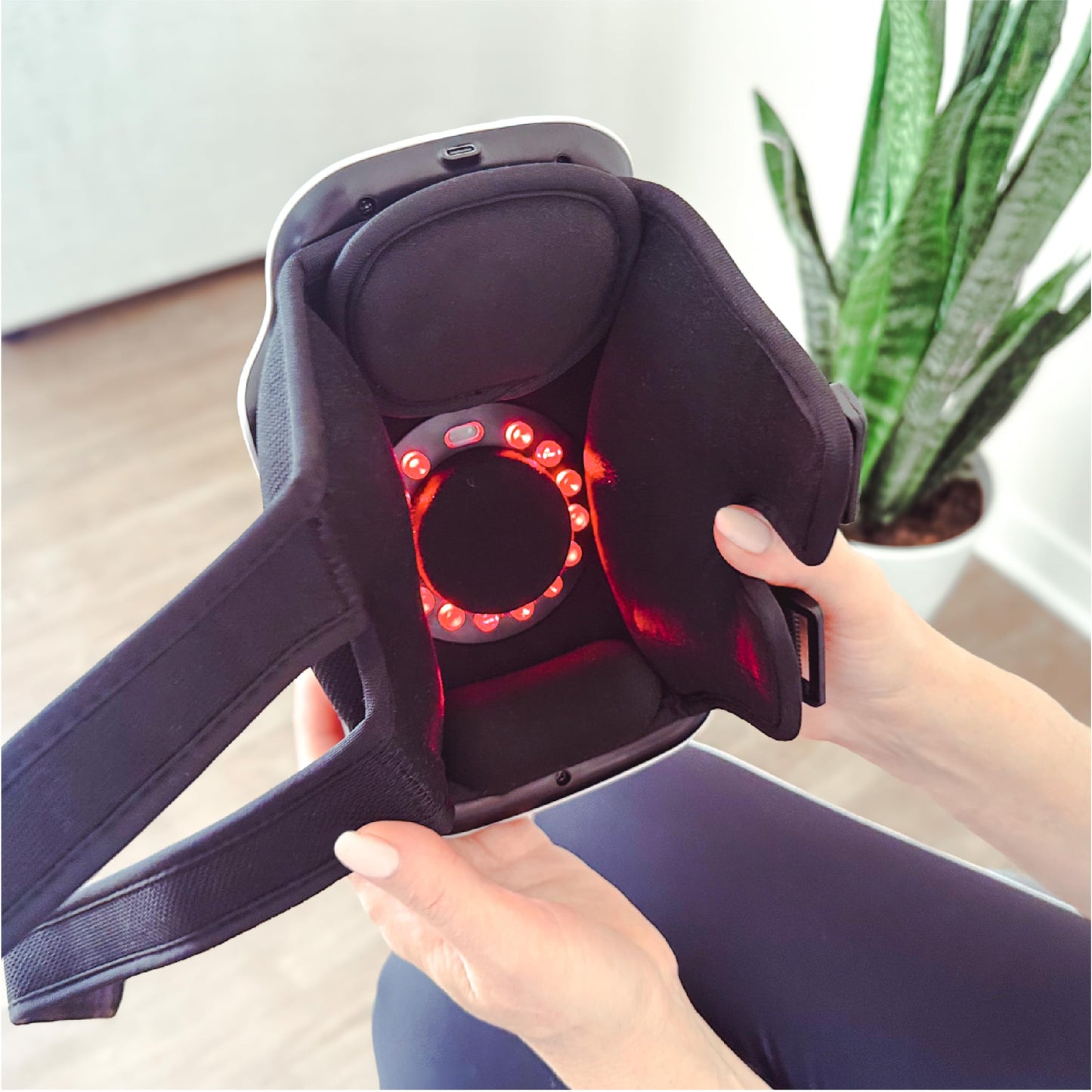Nobol PhysioFlex ® Cordless Knee Massager for Adults – Portable Heated Knee Support with Adjustable Compression and Vibration Modes for Recovery and Circulation