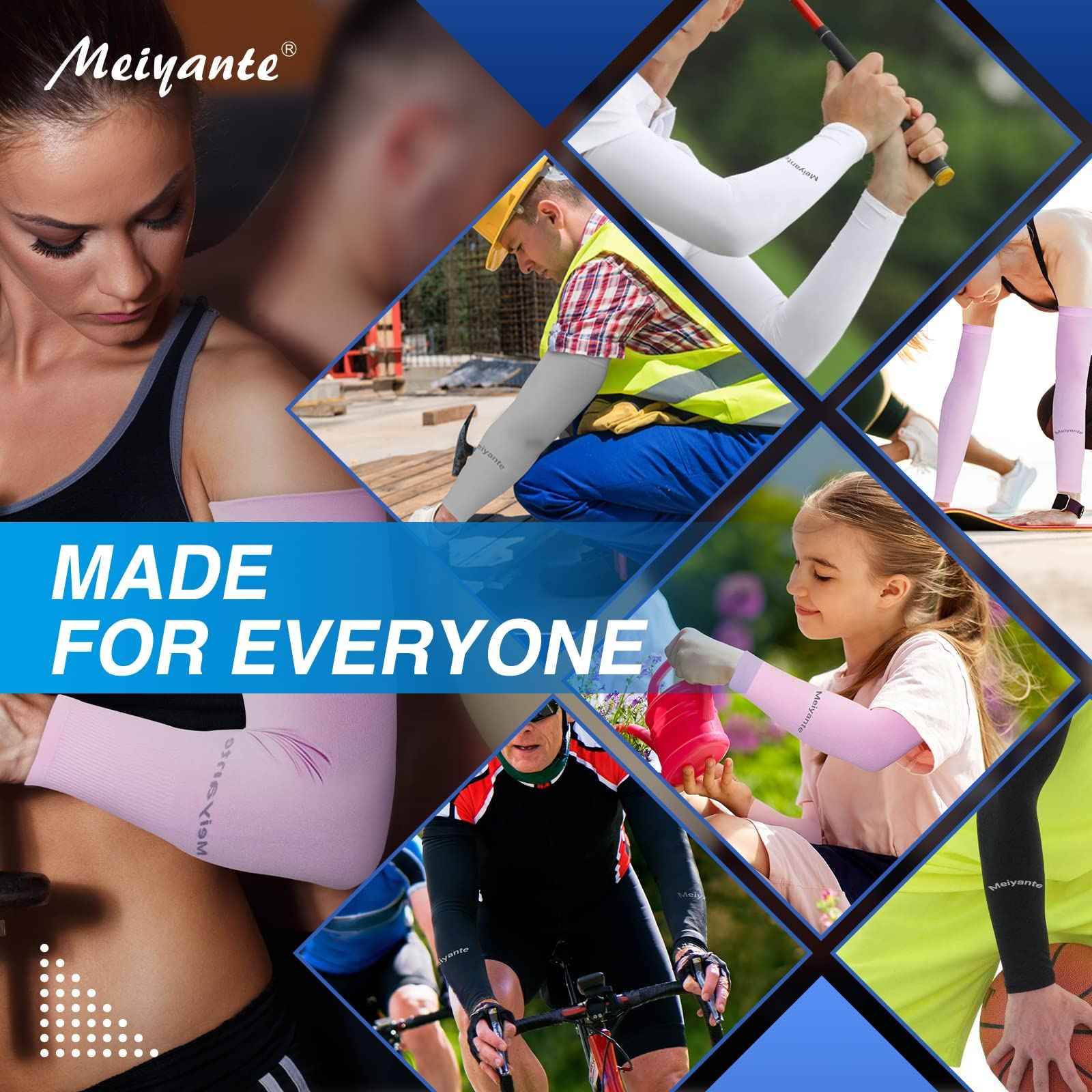 Arm Sleeve For Women Men Work Gardening Arm Sleeves Defense Sun Protection Garden Sleeves For Women With Thumb Hole For Tattoo Cover Up Cycling Golfing Gaming, Workout 1 Pair Beige Sleeve Warmers