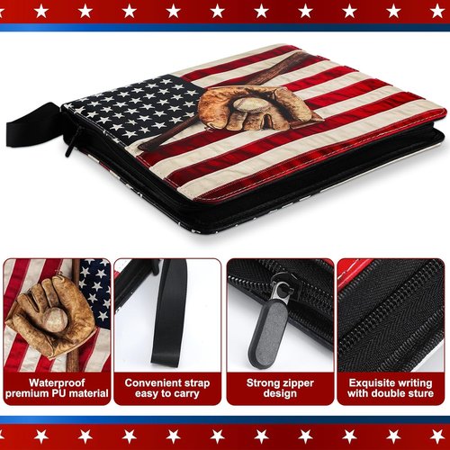 Baseball Cards Binder - 250th Anniversary Trading Card Album with 900 Pockets & 50 Double-Sided Pages