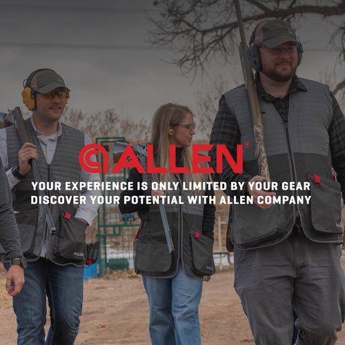 Allen Company Eliminator Basic Double Compartment Shooting Bag , Coffee/Black