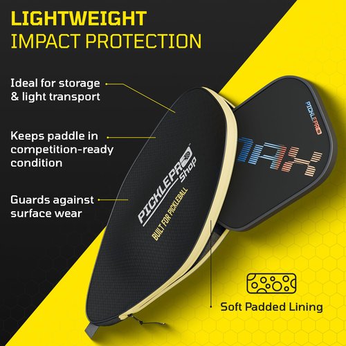 Paddle Sleeve Pickleball Paddle Cover – Slim Oxford Cloth Pickleball Case, Lightweight Cover for Standard Paddles, Travel-Ready