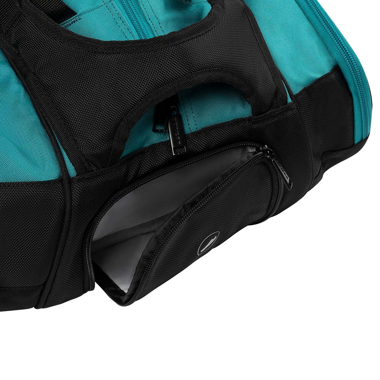 Dunlop Sports SX Performance Tennis Bag, Black/Yellow/Teal - 12-Racket