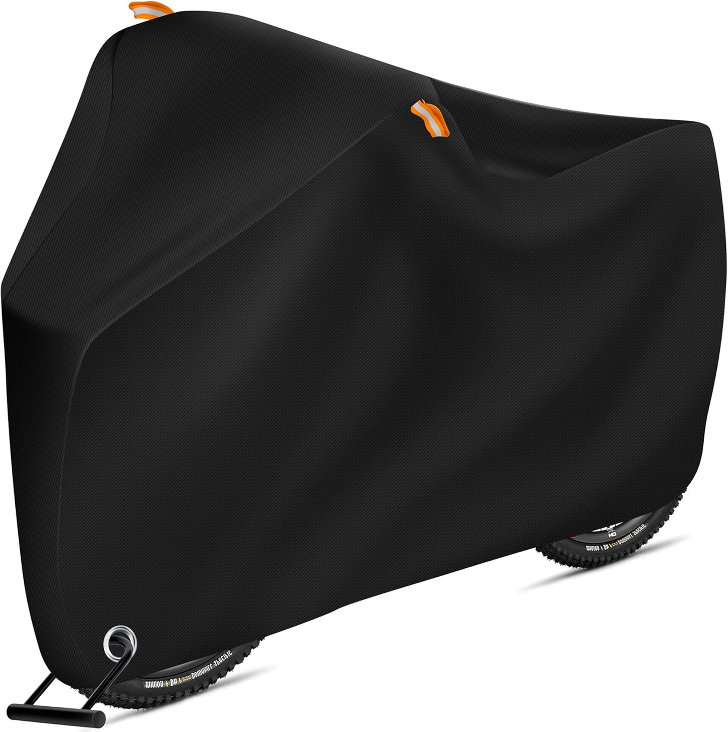 Skiennix Waterproof Bike Cover - Heavy Duty Protection for 1 or 2 Bikes | Black, UV & Dust Resistant
