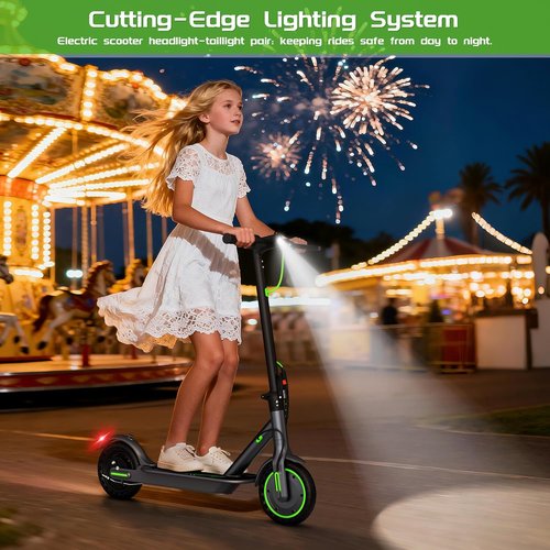 MAXSHOT Electric Scooter - High-Speed 350W/500W Motor | 19-22 MPH, 21-28 Miles Range, Dual Suspension