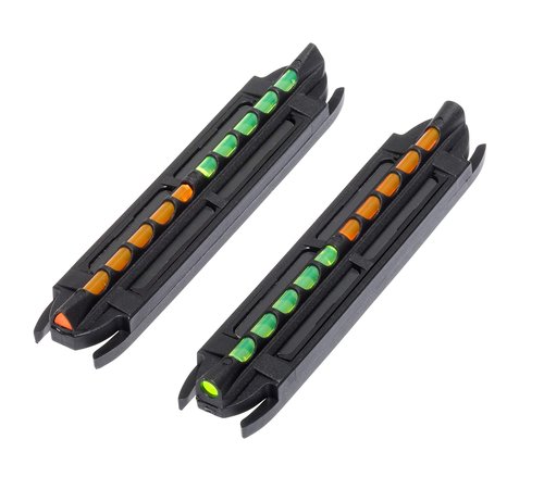 HIVIZ unisex adult Shotgun HIVIZ Sight Systems Magnetic Combo Sight 330 to 355 , Green & Orange, One Size US