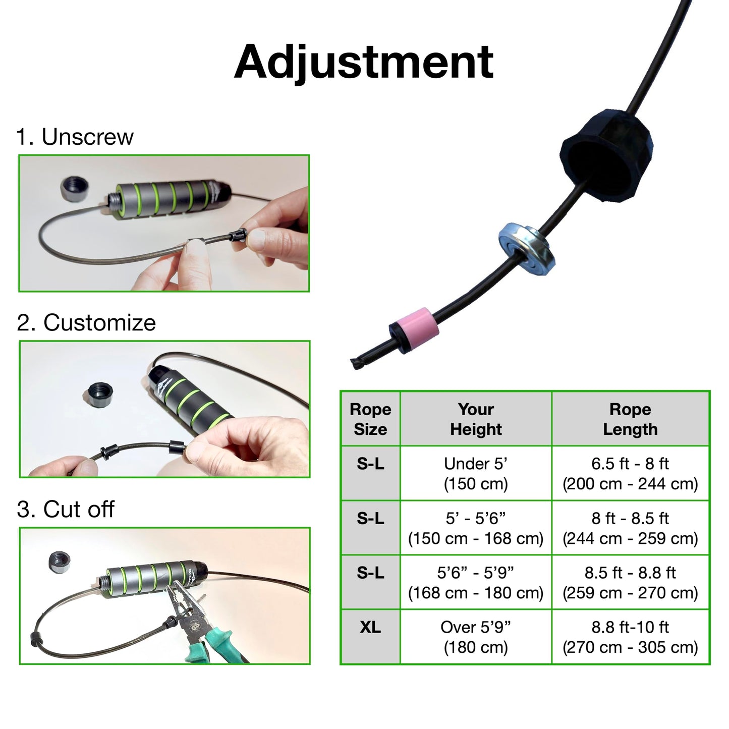Romizzu Adjustable Speed Jump Rope for Boxing and Fitness, Tangle Free Steel Cable with Ball Bearings, Ergonomic Foam Handles, Includes Towel and Gift Box, Ideal for MMA Gym and Home Training