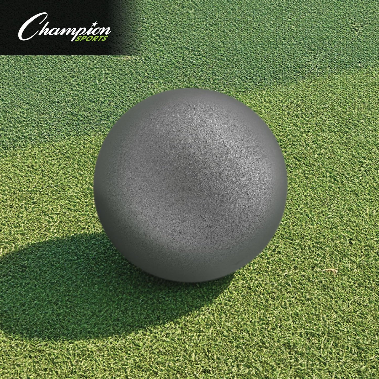 Champion Sports 4 K Iron Shot Put , Black, 4 x 4 Inches