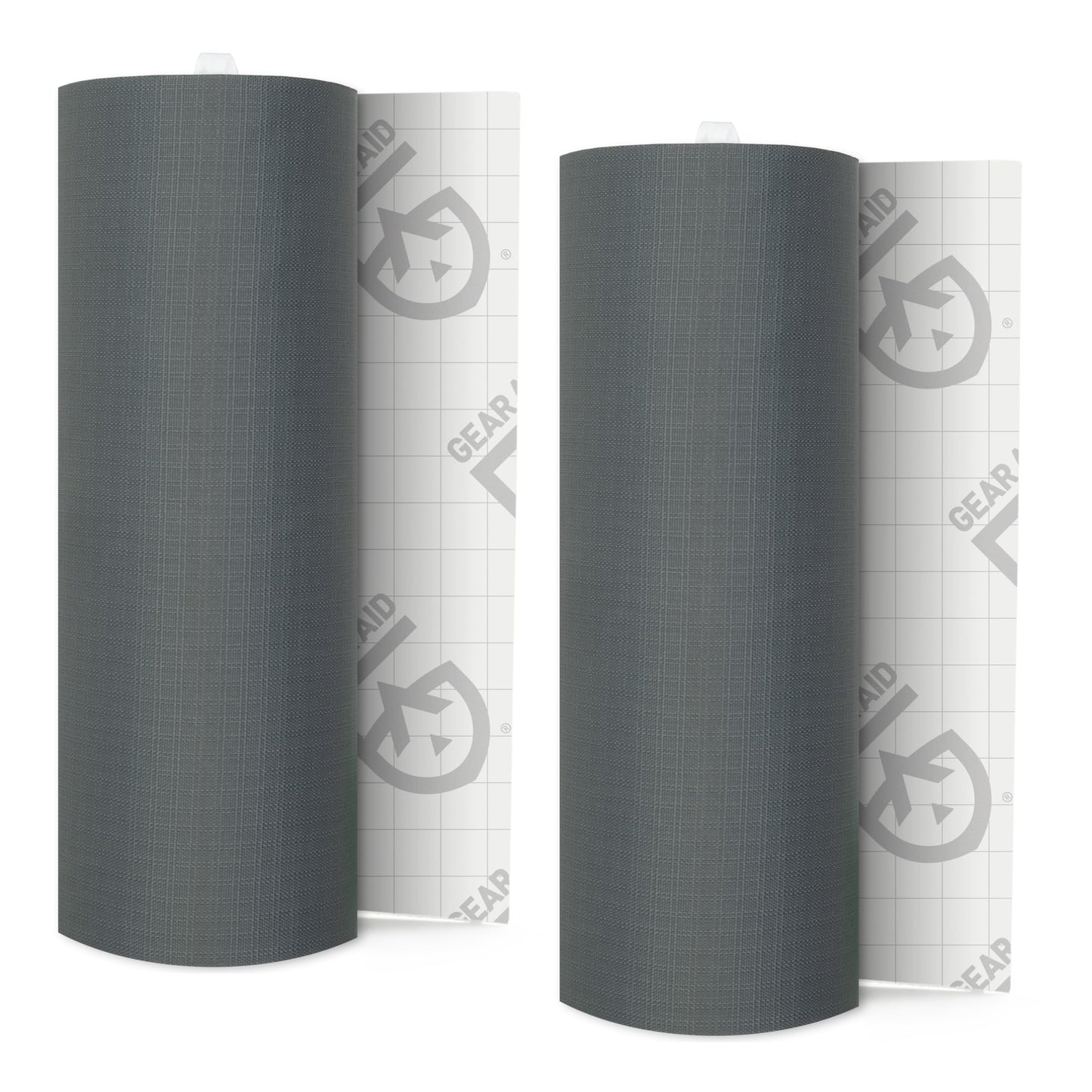GEAR AID Tenacious Tape 3” x 20” Fabric and Vinyl Gear Repair Tape, Fix Holes and Rips in Puffy Jackets, Rain Gear, Tents, Sleeping Bags and Outdoor Equipment, Gray, 2 Rolls