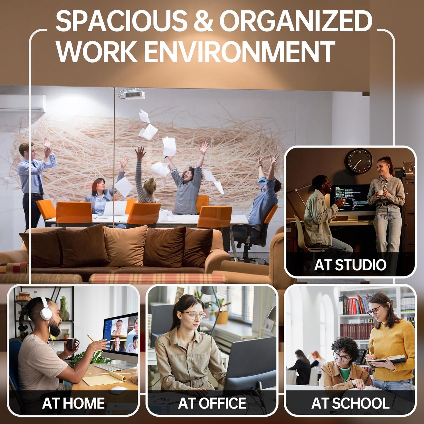 12 Pcs Desk Grommet 2 inch(50mm), Desk Hole Grommet, Cable Grommet, Desk Hole Cover, Desk Cord Hole Cover, Desk Cable Hole Cover with Hole Saw, Desk Wire Hole Insert, Furniture Hole Cover(Black)