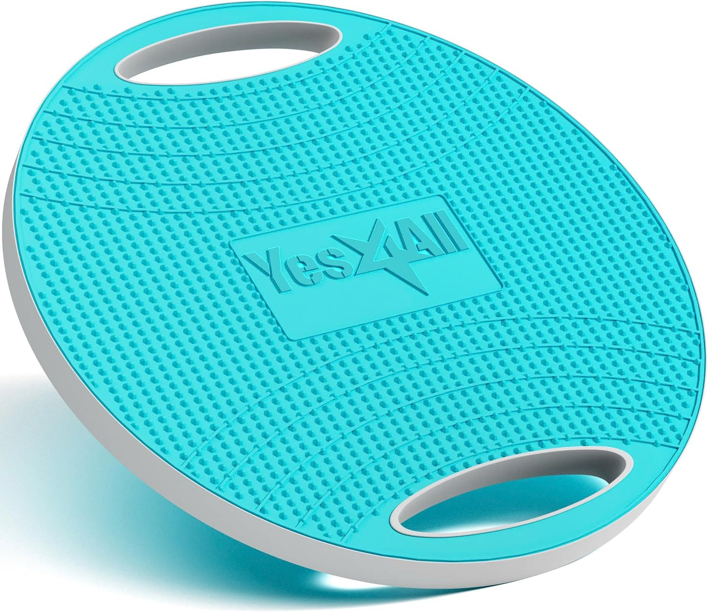 Yes4All Wobble Balance Board, Plastic Stability Trainer with Handles for Standing Desk, Core Training & Home Gym Workout