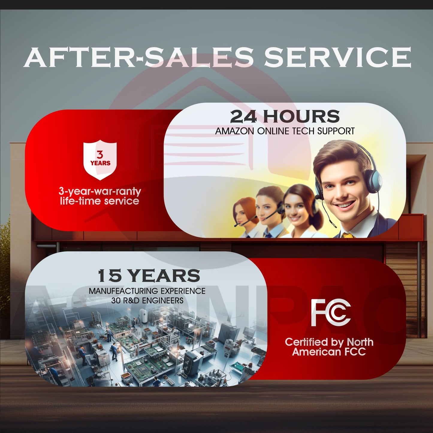 2 for 953EV/EVC 953ESTD Universal Chamberlain Garage Door Opener Remote, 3-Year-Warranty