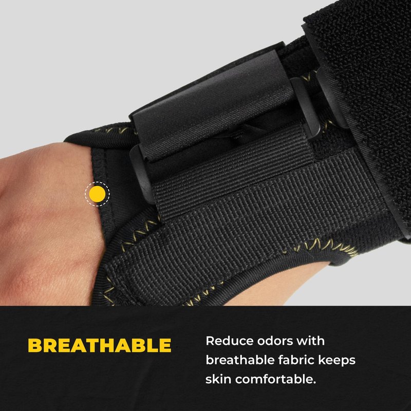 CopperJoint Wrist Brace for Carpal Tunnel - Wrist Support & Hand Brace for Sprains, Injuries, Post-Op Care - Tendonitis Wrist Brace - Copper Infused for Faster Healing & Support - Left
