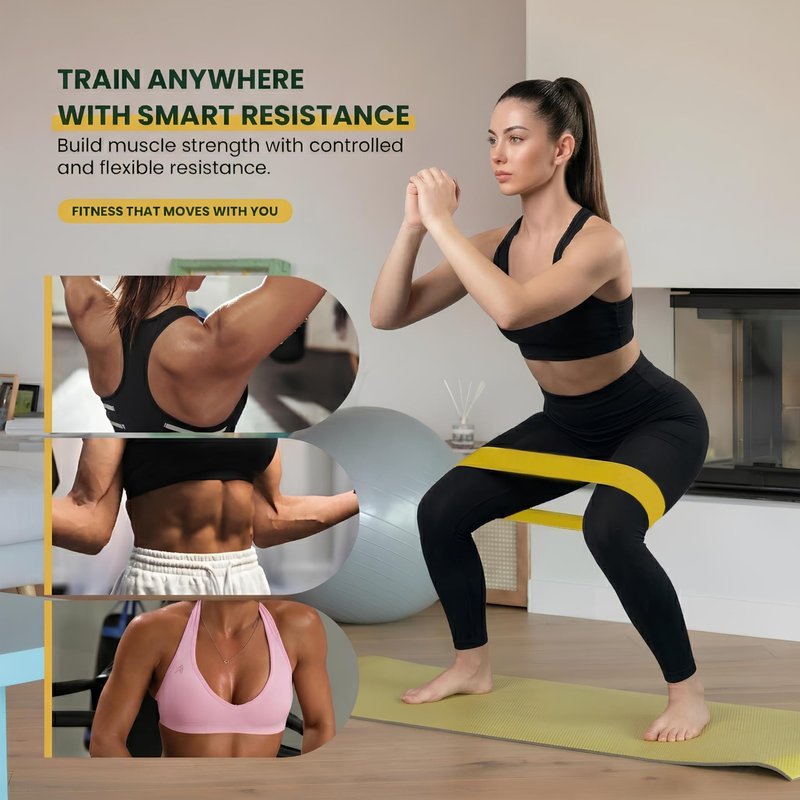Pilates Board, 9 in 1 Multi-Purpose Foldable Pilates Reformer Set, Portable Pilates Reformer Board with Yoga Socks & Resistance Bands, Best for Women Fitness & Exercise at Home Pilates Workout Board