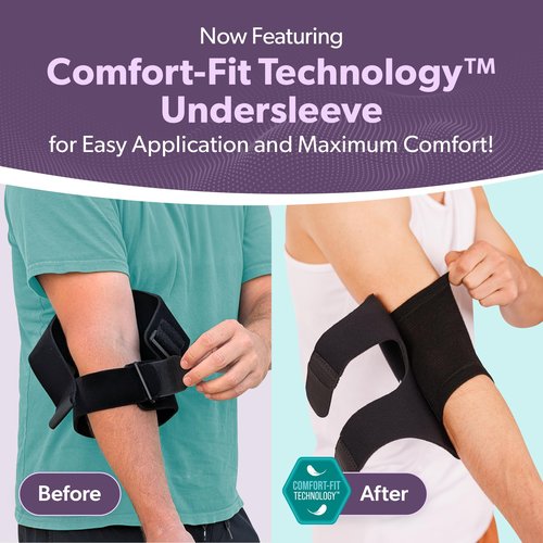 BraceAbility Bursitis Elbow Pad Brace | Compression Arm Sleeve Wrap with Padded Soft Support Cushion for Olecranon Joint Pain, Bursa Protection, Arthritis & Tendonitis Relief (L/XL)