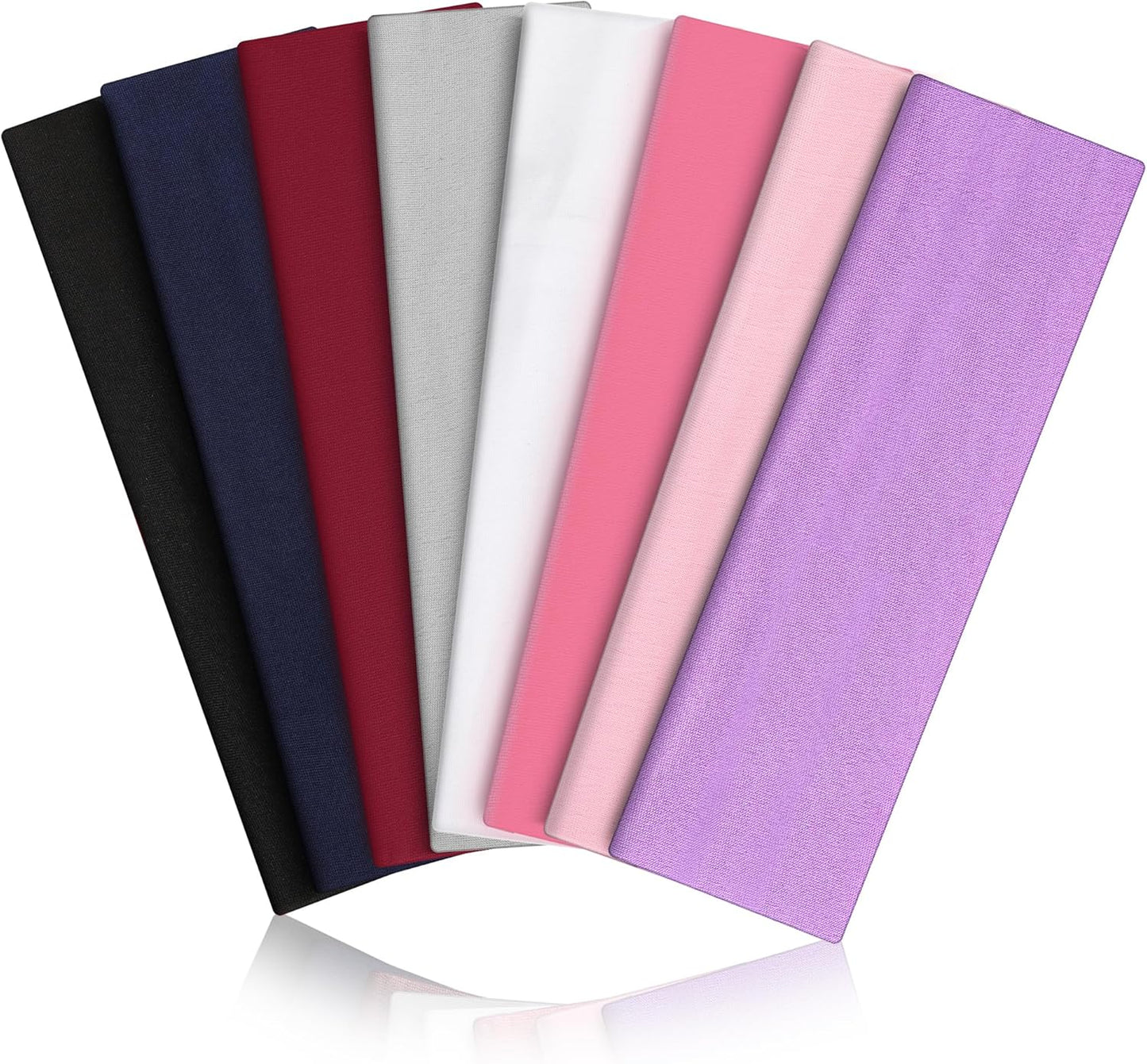 Skiennix 8PCS Non-Slip Sports Headbands - Soft, Elastic & Sweat-Absorbent for Men & Women | Perfect for Running & Travel
