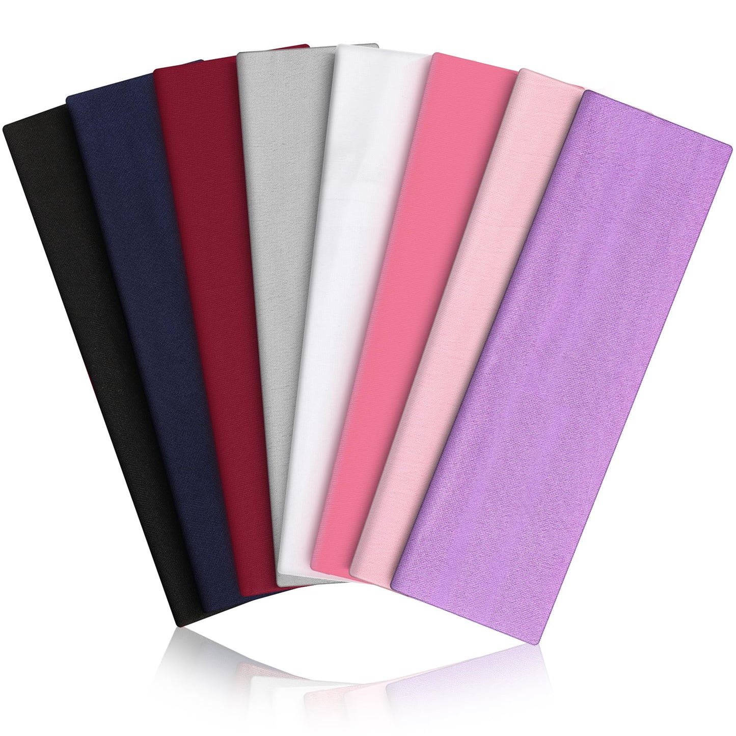 Headbands for Women 8PCS [Summer-Exclusive Headband], Non Slip Sports Headband Elastic Soft Running Fashion Headband Absorb Sweat Headbands for Men for Women for Working Out, Travel