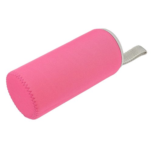 MECCANIXITY Water Bottle Sleeve 420ml Neoprene Carrier Insulated Non Slip Protective Glass Bottles Cover with Strap for Cool or Hot Drinks, Colorful 6 Pack