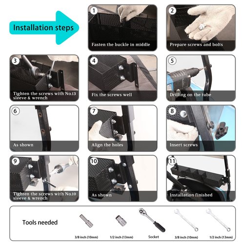 10L0L Golf Cart Front Basket for Yamaha G29/Drive & Drive 2, Dash Storage Box Metal Mesh Tray Organizer