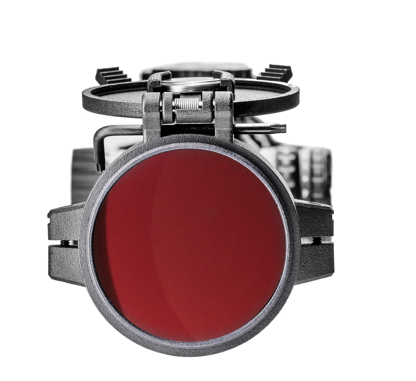 ZEISS Flip-Up and Fold-Flat Objective Lens Cover, 50mm, Conquest V4, V6, V8, LRP 000000-2560-472