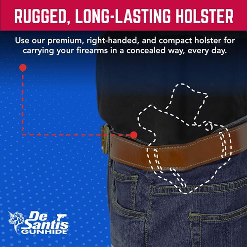 Desantis Scabbard Holster For Glock 26/27 Right Hand Black , Glock 26 27 33