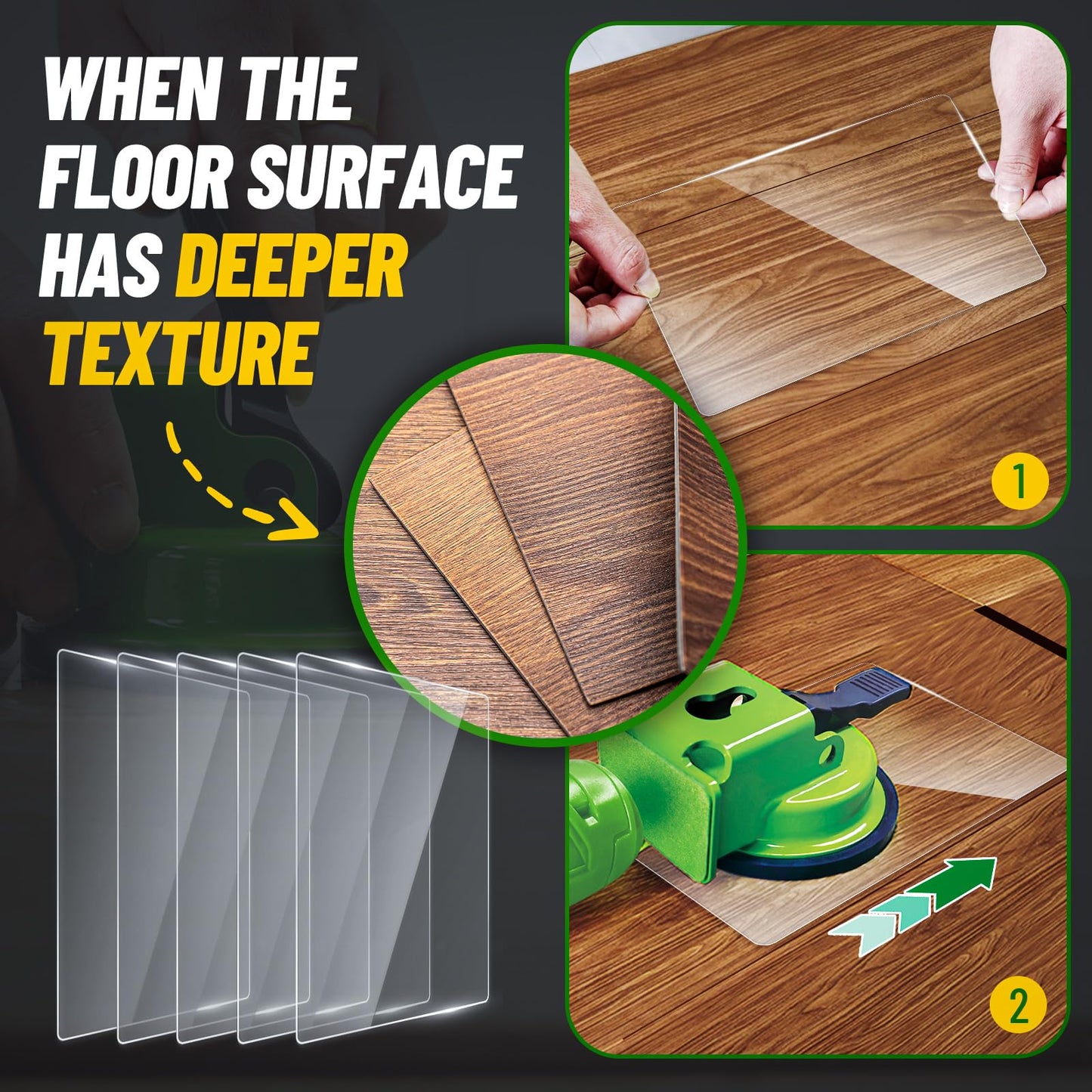 5 Pack of Sticky Pads for NAACOO Floor Gap Fixer Tool