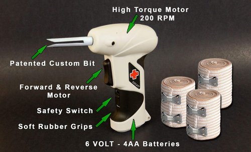 Wrap Wrench-A Professional Sports & Medical Wrap and Bandage Roller